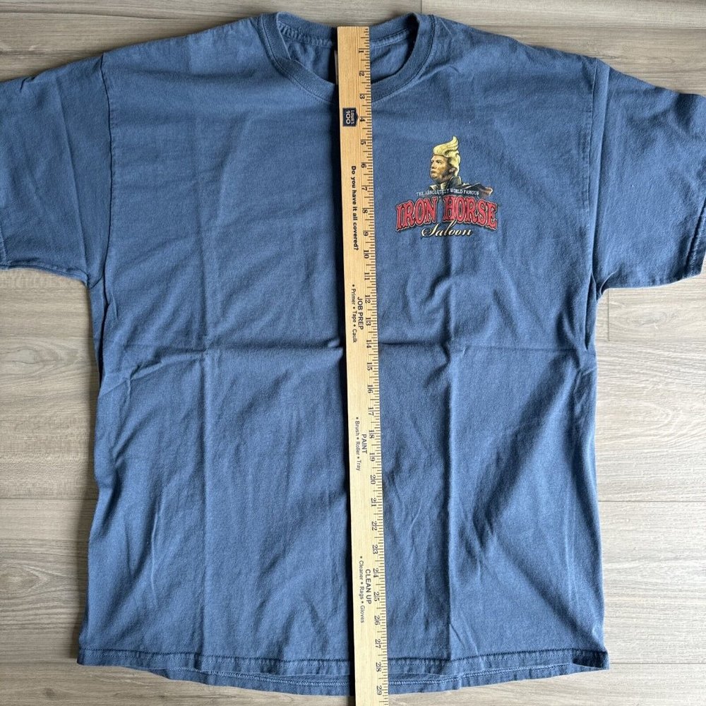 Iron Horse Saloon T Shirt Donald Trump Rare Mens XL Blue MAGA Eagle - Picture 6 of 8